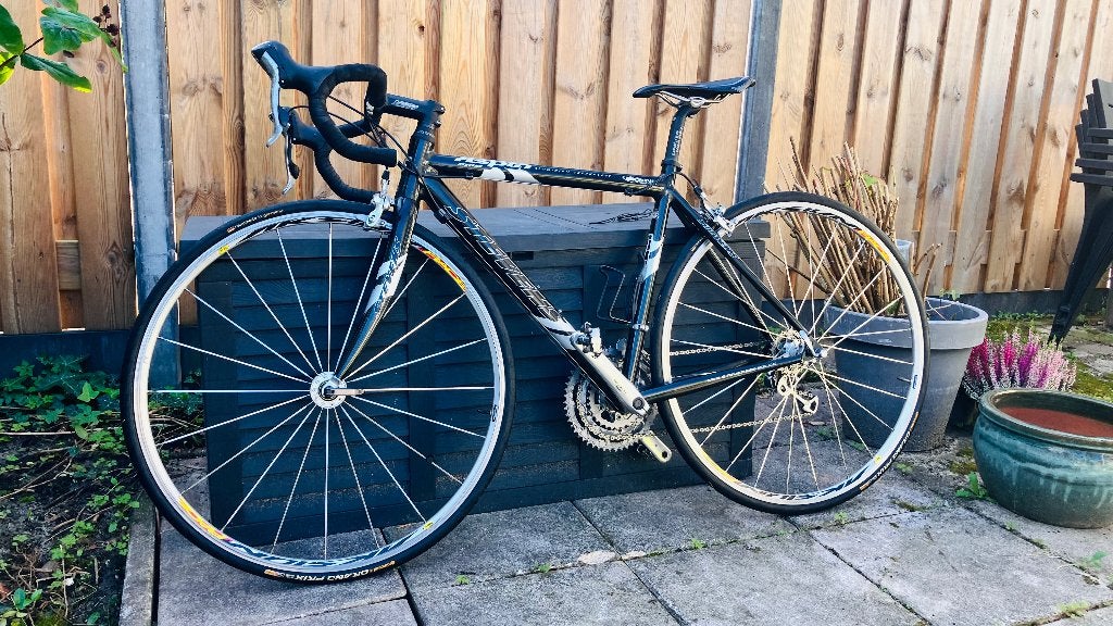 Racefiets 48 cm, Fietsen en Brommers, 28 inch, Gebruikt, Velgrem, Minder dan 49 cm