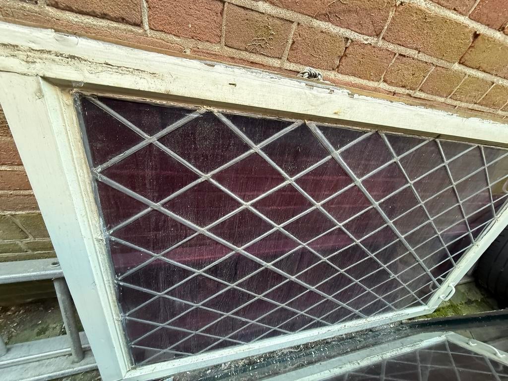Glas-in-loodramen, Ophalen, Gevelraam of Ruit, Gebruikt, Minder dan 80 cm