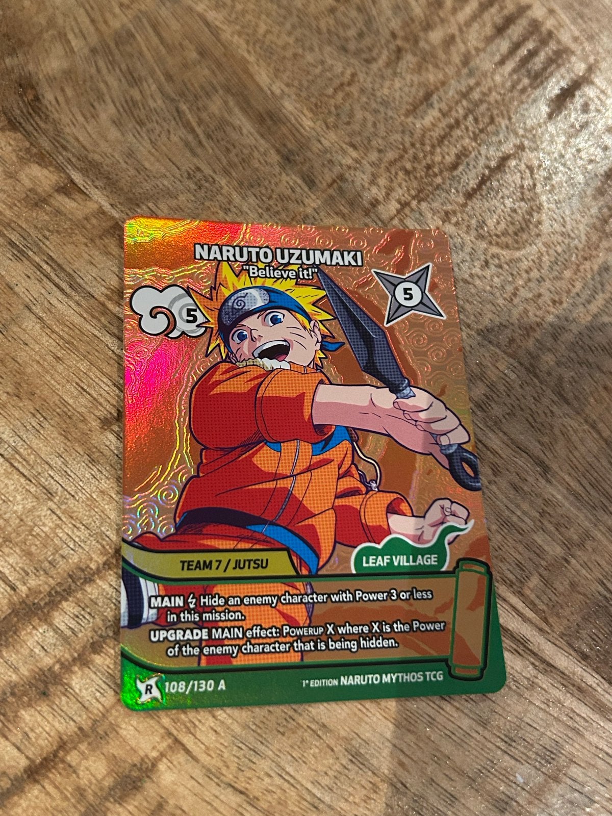 Naruto Uzumaki 180/130 1st Edition - Pack Fresh, Ophalen of Verzenden, Zo goed als nieuw