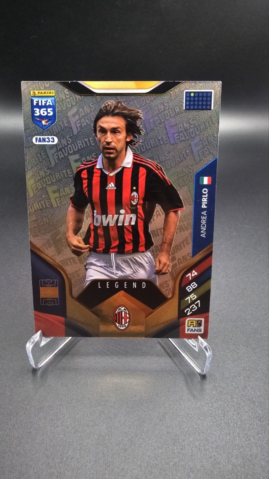 Panini FIFA 365 Andrea Pirlo Legend Spelerskaart FAN33, Ophalen of Verzenden