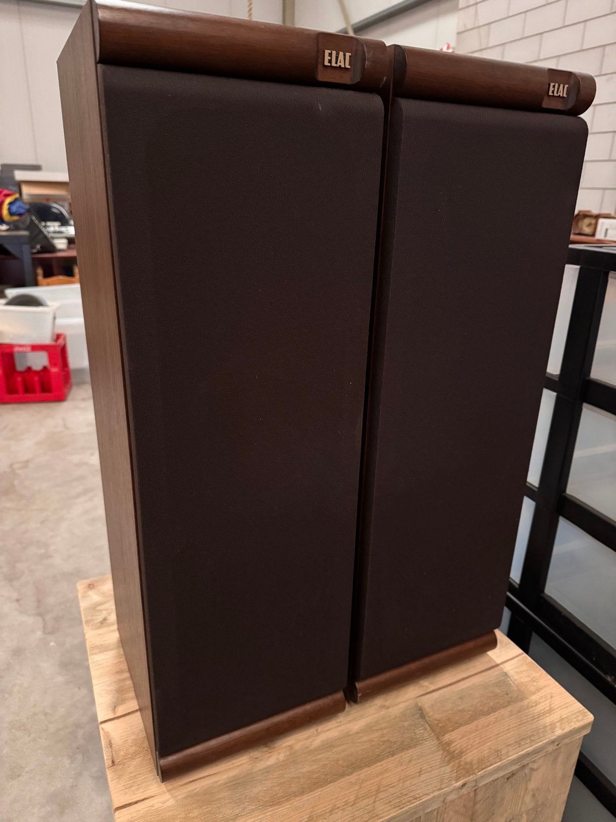 ELAC EL 100 Vloerstaande Luidsprekers - Klassiek Geluid, Audio, Tv en Foto, Luidsprekers, Vloerstaande luidspreker, Gebruikt, 60 tot 120 watt