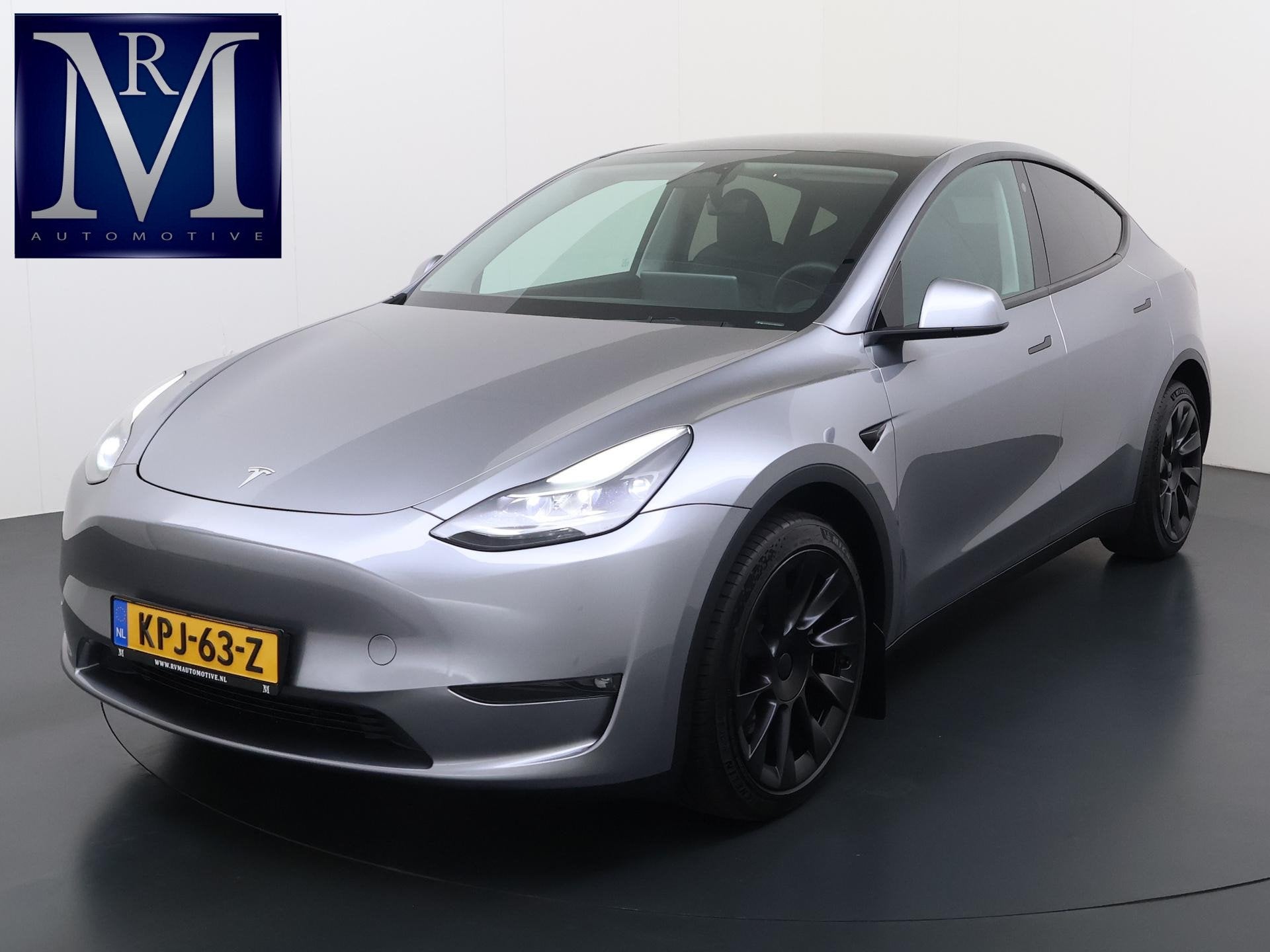 Tesla Model Y Long Range AWD 75 kWh SOH 94%| QUICKSILVER!| T, Auto's, Tesla, Automaat, Stof, Gebruikt, Electronic Stability Program (ESP)