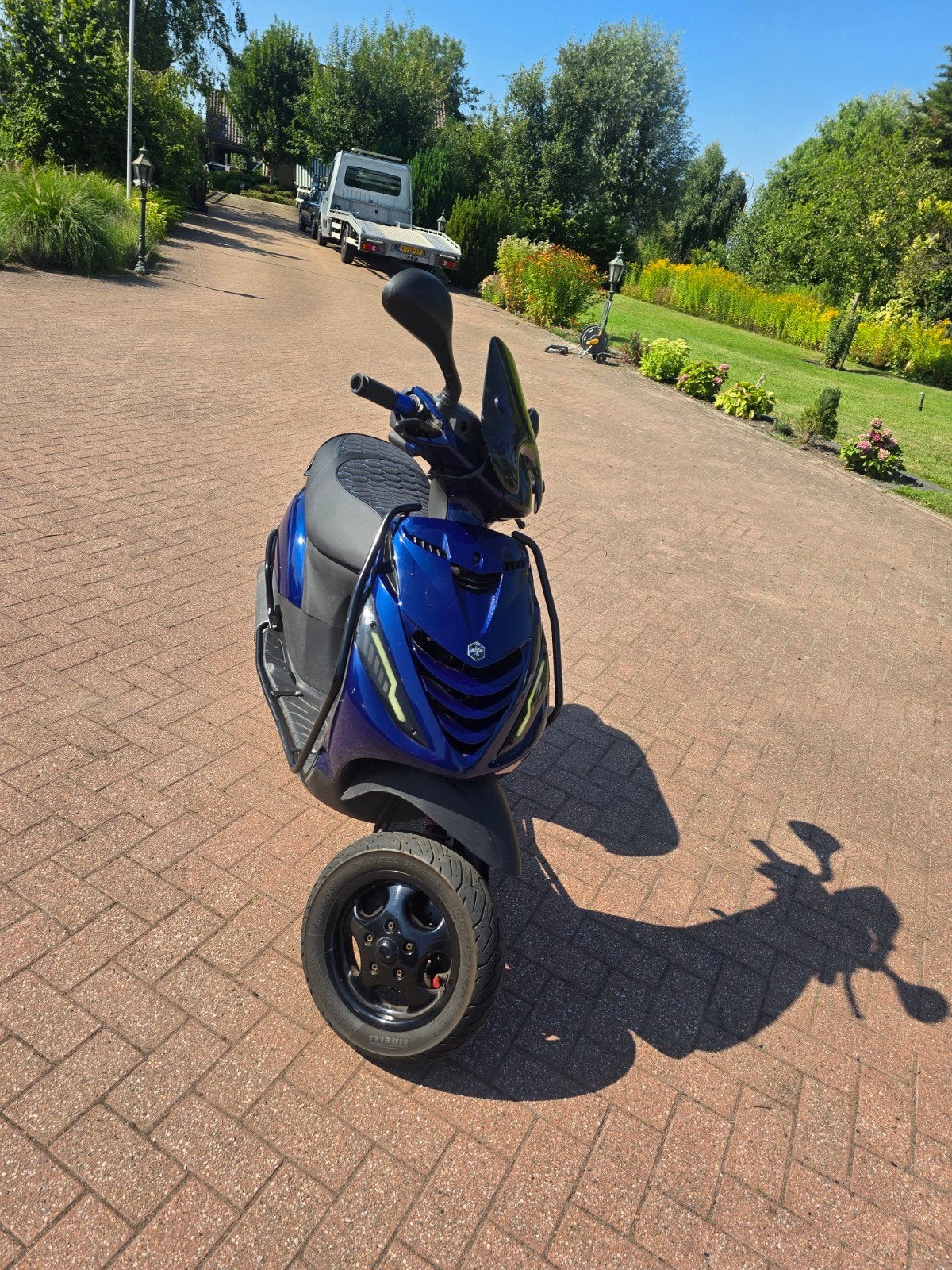 Piaggio Zip 2000 - Blauw,, Fietsen en Brommers, Brommers | Overige merken, Gebruikt, Maximaal 45 km/u, Ophalen