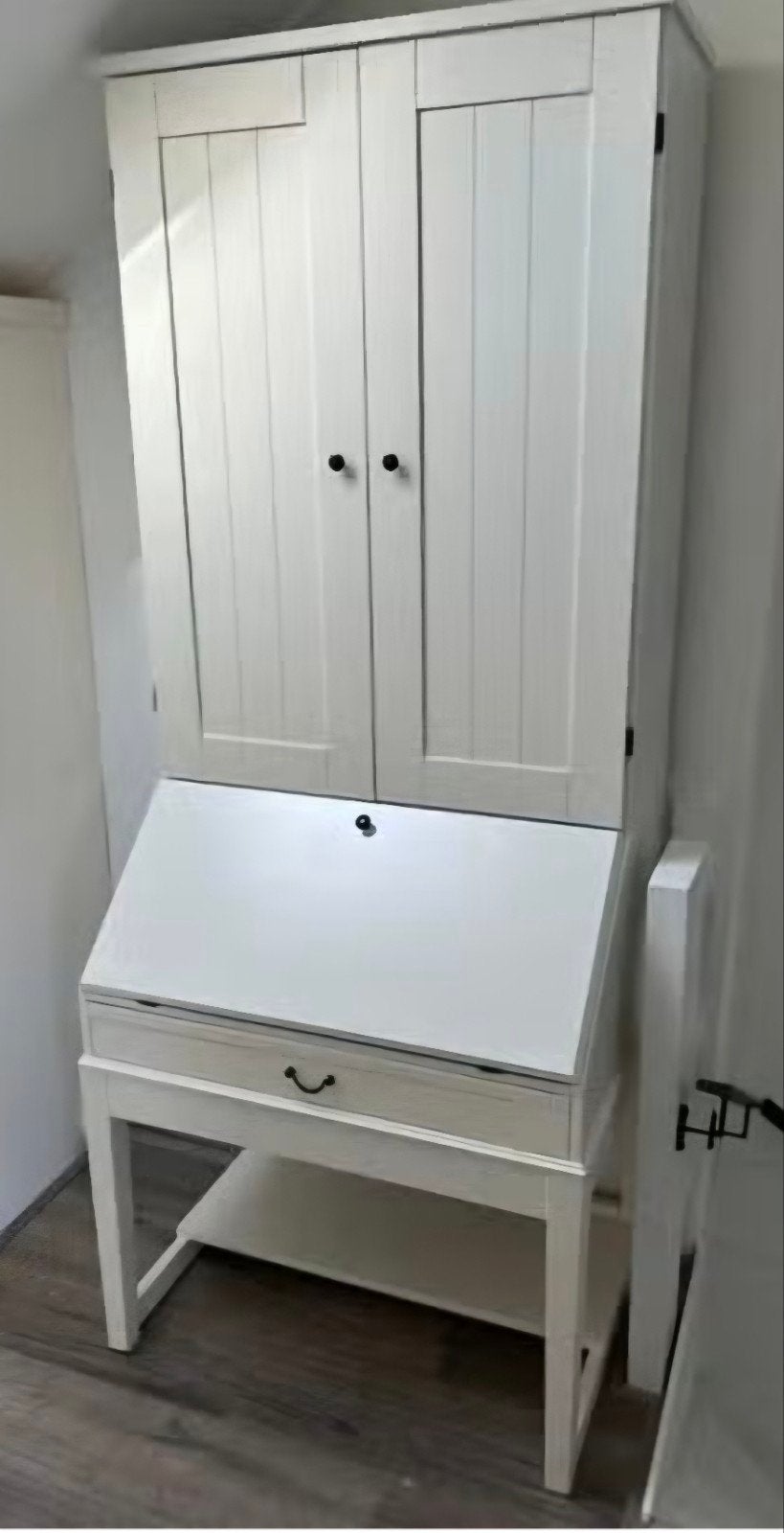 Ikea secretaire bureau met opbergruimte, Huis en Inrichting, Ophalen, Gebruikt, Landelijk