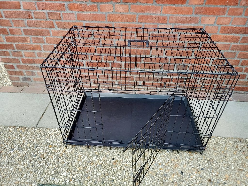 Honden bench middelgroot met kussen, Ophalen, Gebruikt