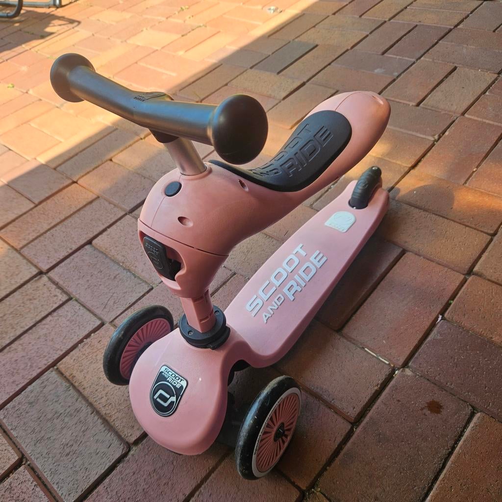 Scoot and ride, Kinderen en Baby's, Speelgoed | Buiten | Voertuigen en Loopfietsen, Ophalen, Zo goed als nieuw, Loopfiets