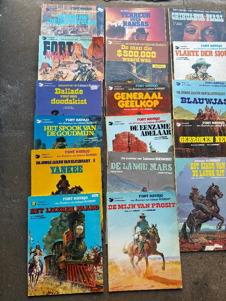 LOSSE VERKOOP; Blueberry / Fort Navajo div. nrs., zie foto's, Meerdere stripboeken, Ophalen of Verzenden, Zo goed als nieuw, Charlier & Giraud