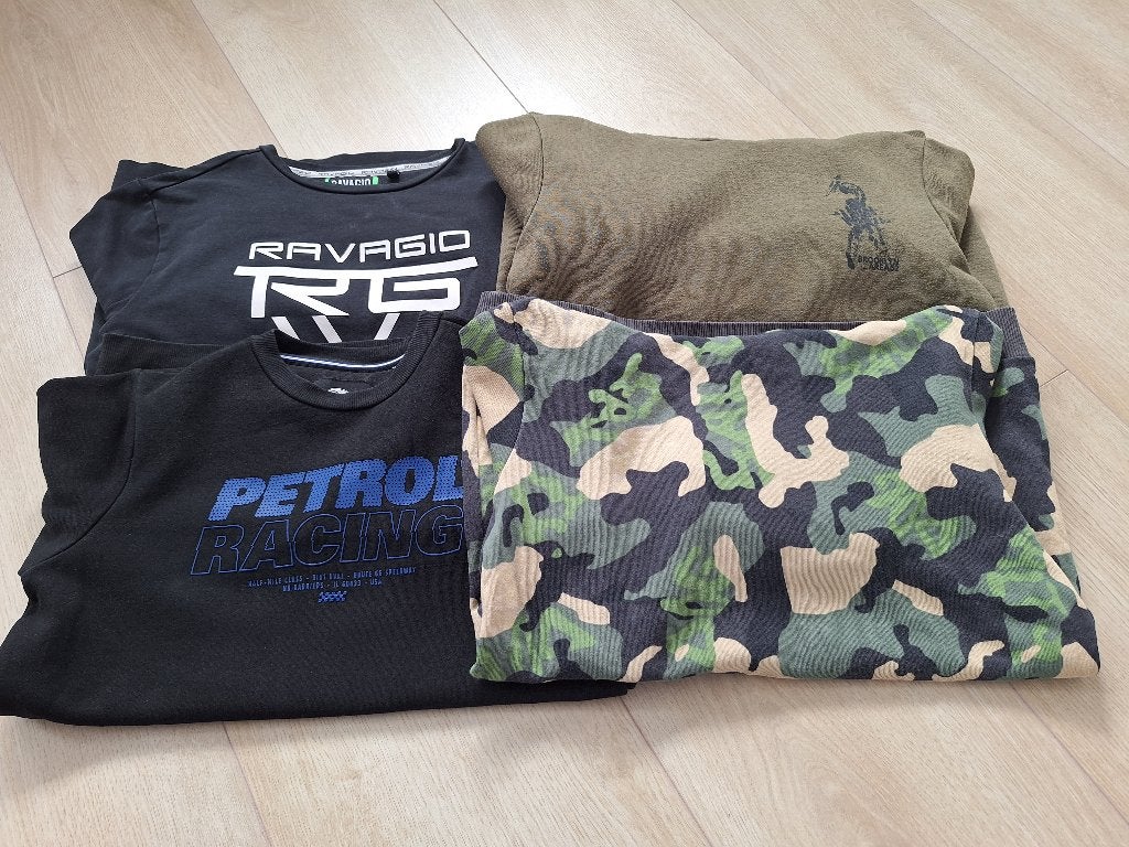 Jongens truien en hoodies maat 158/164, Trui of Vest, Zo goed als nieuw, Jongen, Diverse merken