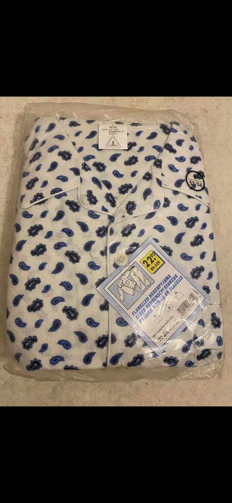 Heren pyjama 2-delig flanel maat L: Nieuw, Ophalen of Verzenden, Nieuw, Maat 52/54 (L)