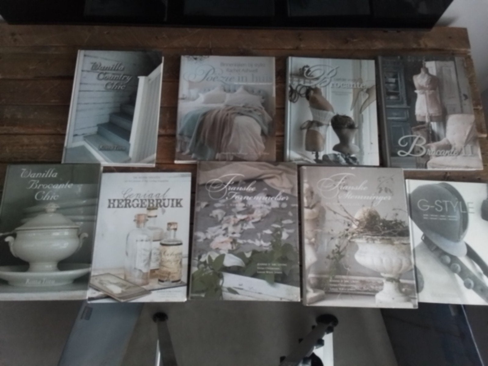Set brocante boeken, Ophalen of Verzenden