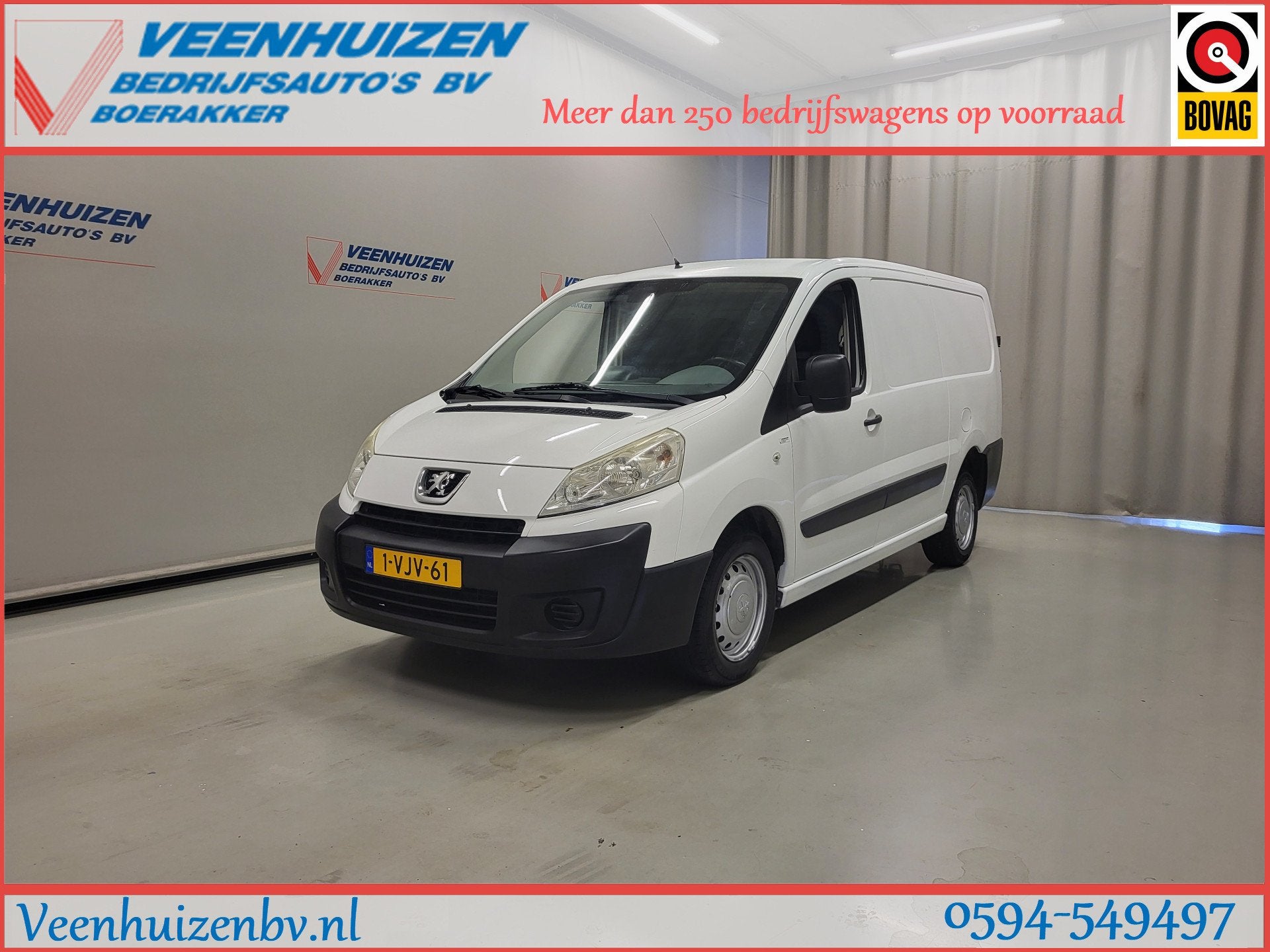 Peugeot Expert 1.6HDI L2/H1 Apk tot 13-3-2027! (bj 2010), Euro 5, Gebruikt, 4 cilinders, 1655 kg