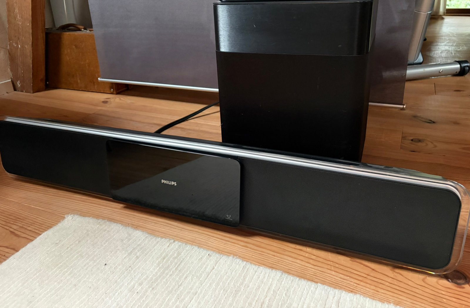 Philips soundbar en subwoofer Home Cinema, Ophalen, Met externe subwoofer, Gebruikt
