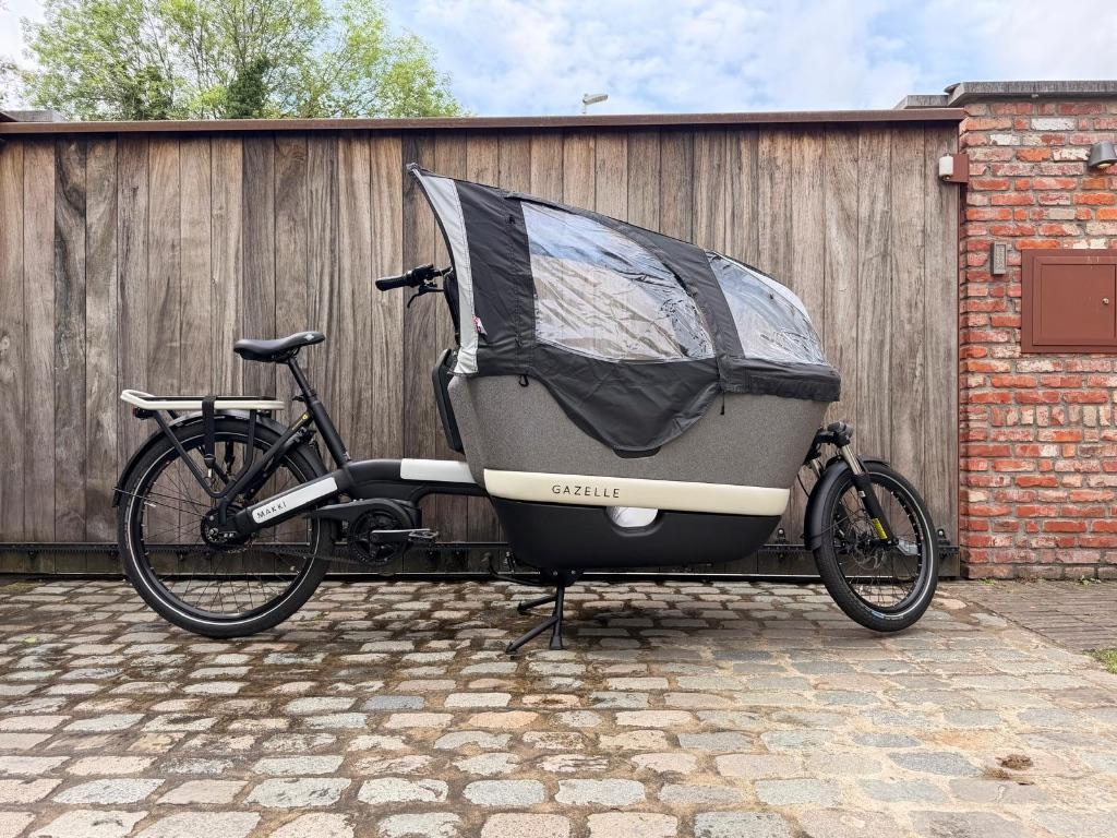 ::NIEUWSTAAT:: Gazelle Makki Load bakfiets, Ophalen of Verzenden, 2 zitjes, Zo goed als nieuw, Gazelle