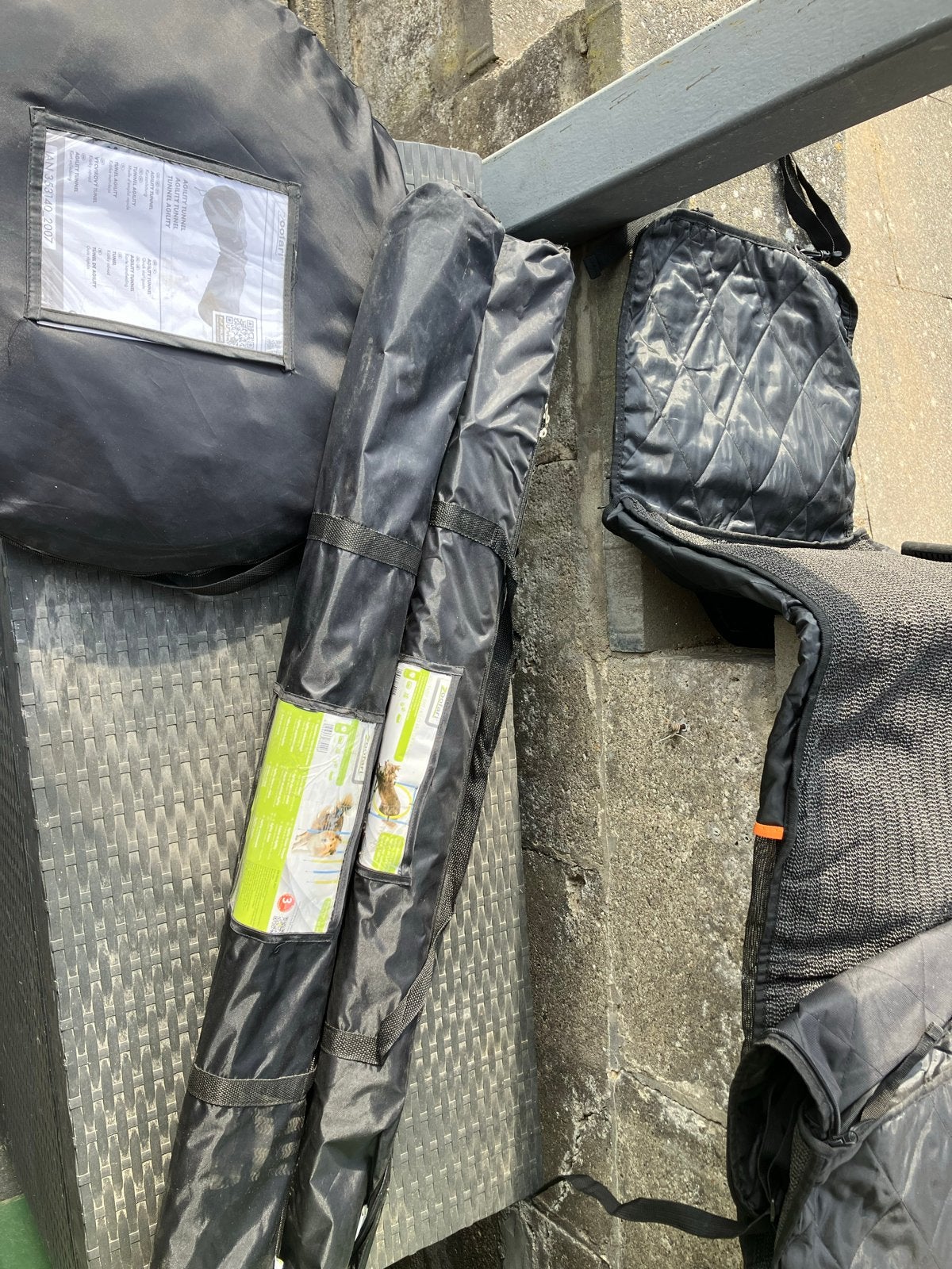 Honden agility accessoires en autodeken, Ophalen, Gebruikt