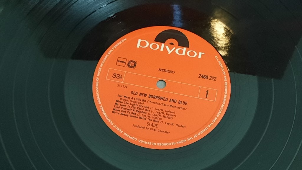 Foto 7 van Slade – Old New Borrowed And Blue LP / Vinyl Plaat