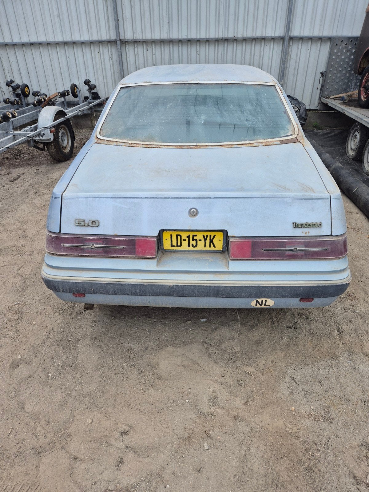 Ford Usa Thunderbird 4.9 AUT 1984 Blauw, Auto's, Automaat, Achterwielaandrijving, 8 cilinders, Blauw