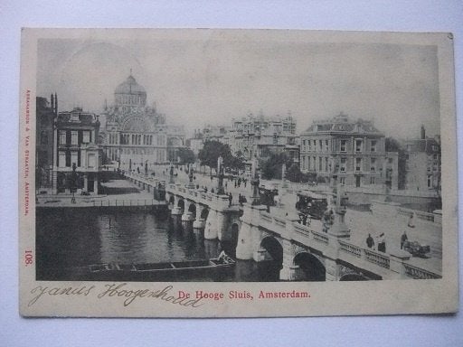 P300 Amsterdam - De Hooge Sluis, Verzenden, Voor 1920, Gelopen, Noord-Holland
