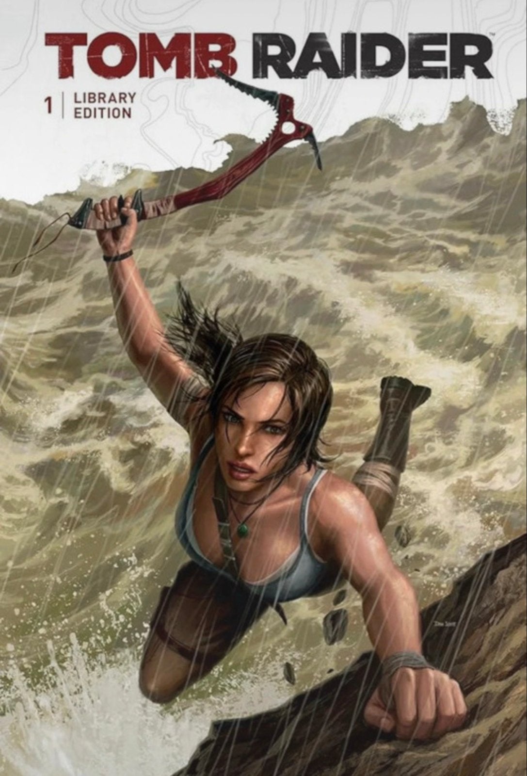 Tomb Raider Library Edition Volume 1 - Stripboek limited, Boeken, Eén stripboek, Ophalen of Verzenden, Zo goed als nieuw