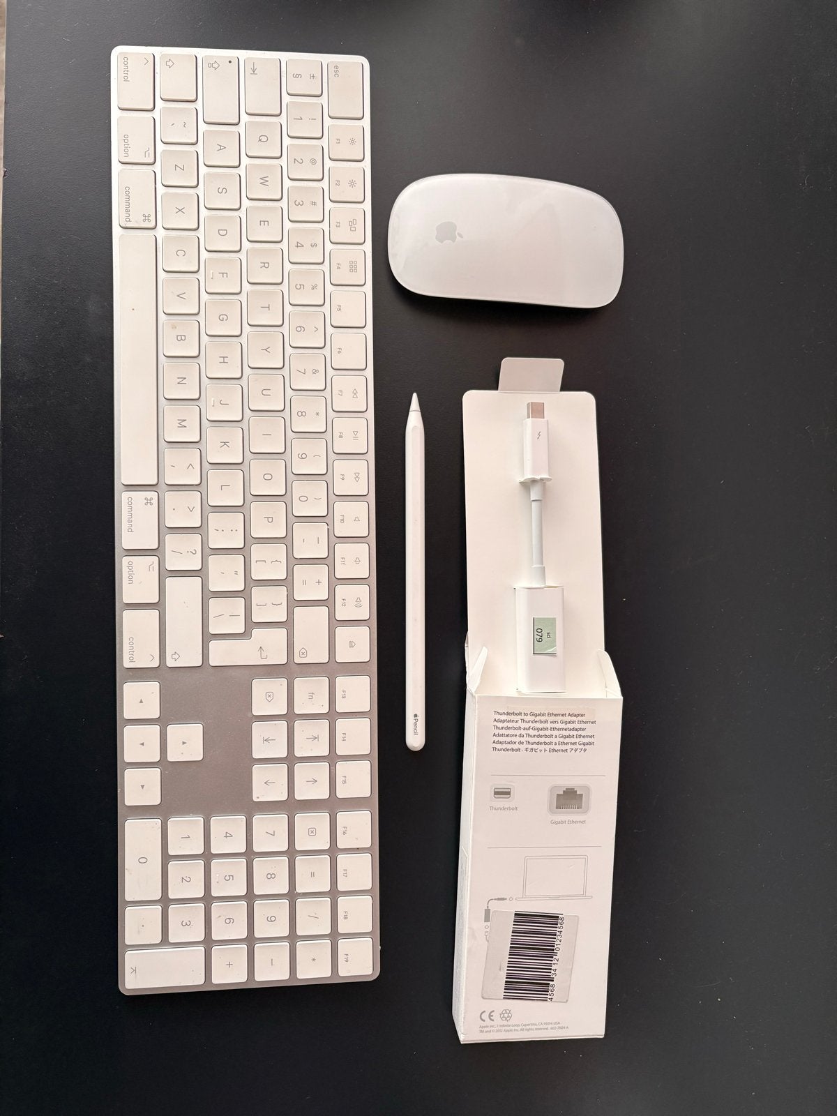 Apple Magic Mouse A1657 & Magic Keyboard A1543 Set, Computers en Software, Ophalen, Muis, Gebruikt, Toetsenbord en muis-set