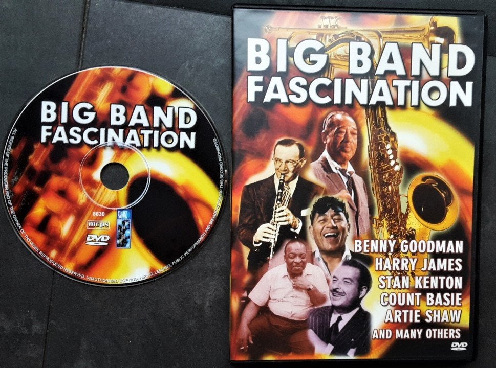 DVD - Big Band Fascination - Muziek Jazz Soul Blues, Engels, Alle leeftijden, Nederlands, Ophalen of Verzenden