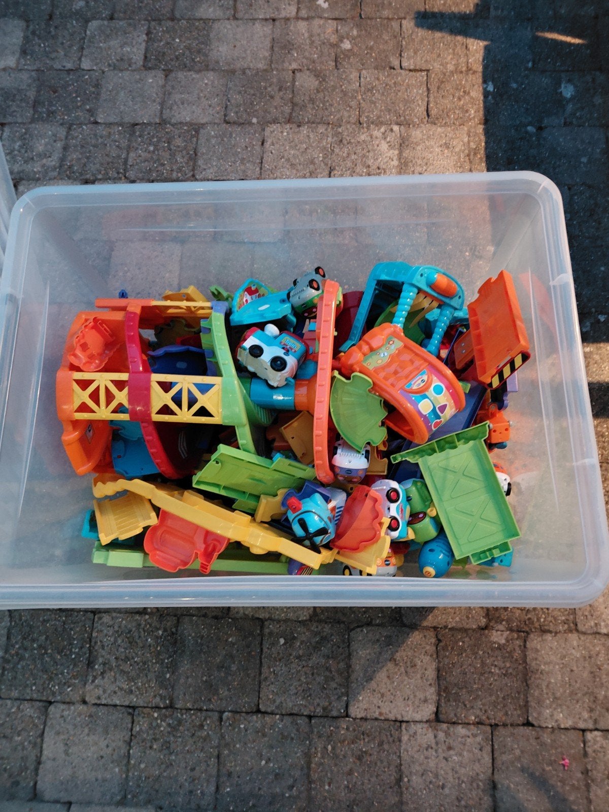 Grote set VTech Toet Toet Auto's, Kinderen en Baby's, Speelgoed | Vtech, Ophalen, Gebruikt, 2 tot 4 jaar
