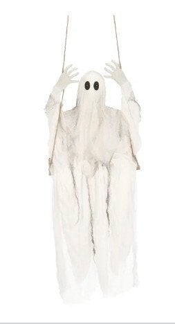 hangende spook pop op schommel animatronic, Hobby en Vrije tijd, Ophalen of Verzenden, Nieuw, Versiering, Halloween of Griezel