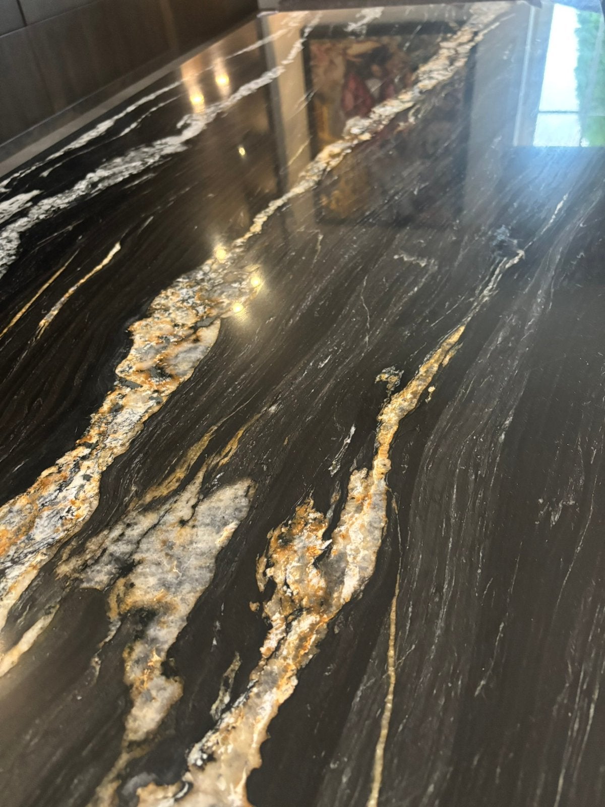 Natuurstenen Salon tafel, Ophalen, 50 tot 100 cm, Zo goed als nieuw, 150 tot 200 cm