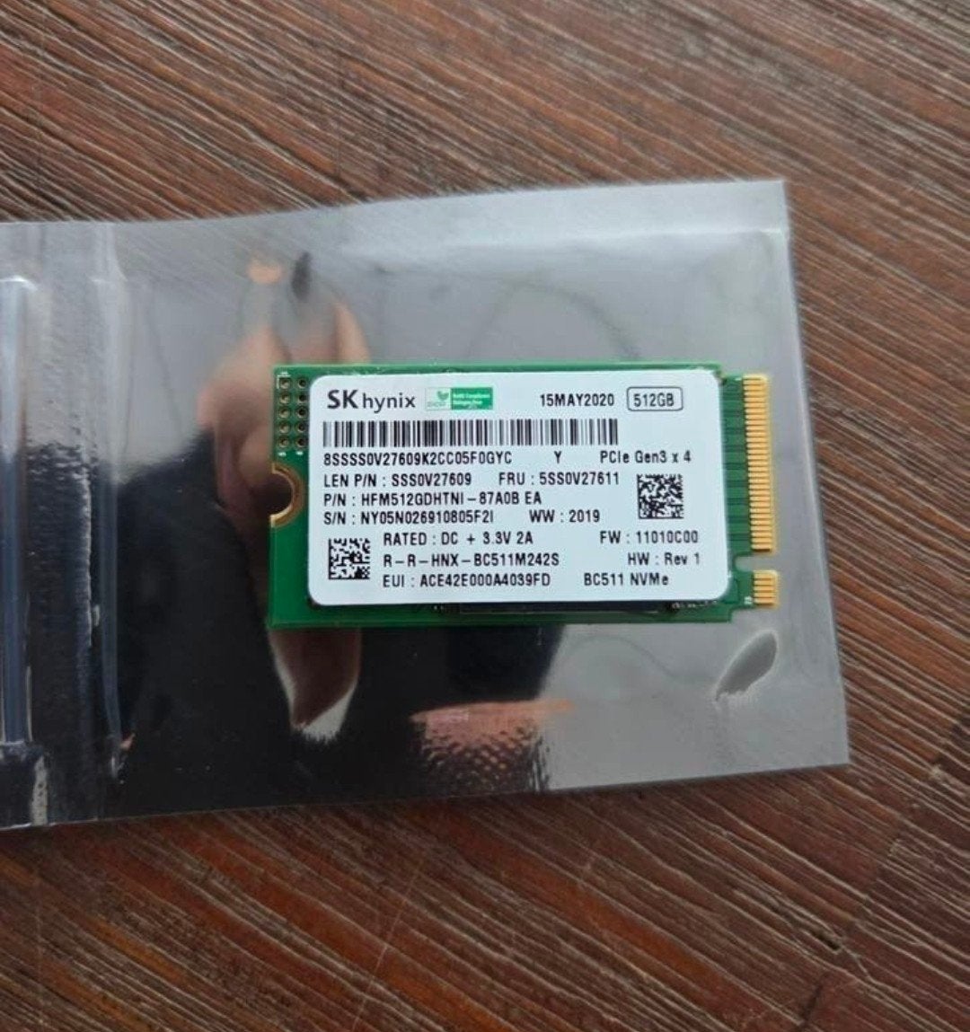 SK Hynix 512GB M.2 NVMe SSD - Zo goed als nieuw, Intern, SSD, Ophalen of Verzenden, Zo goed als nieuw
