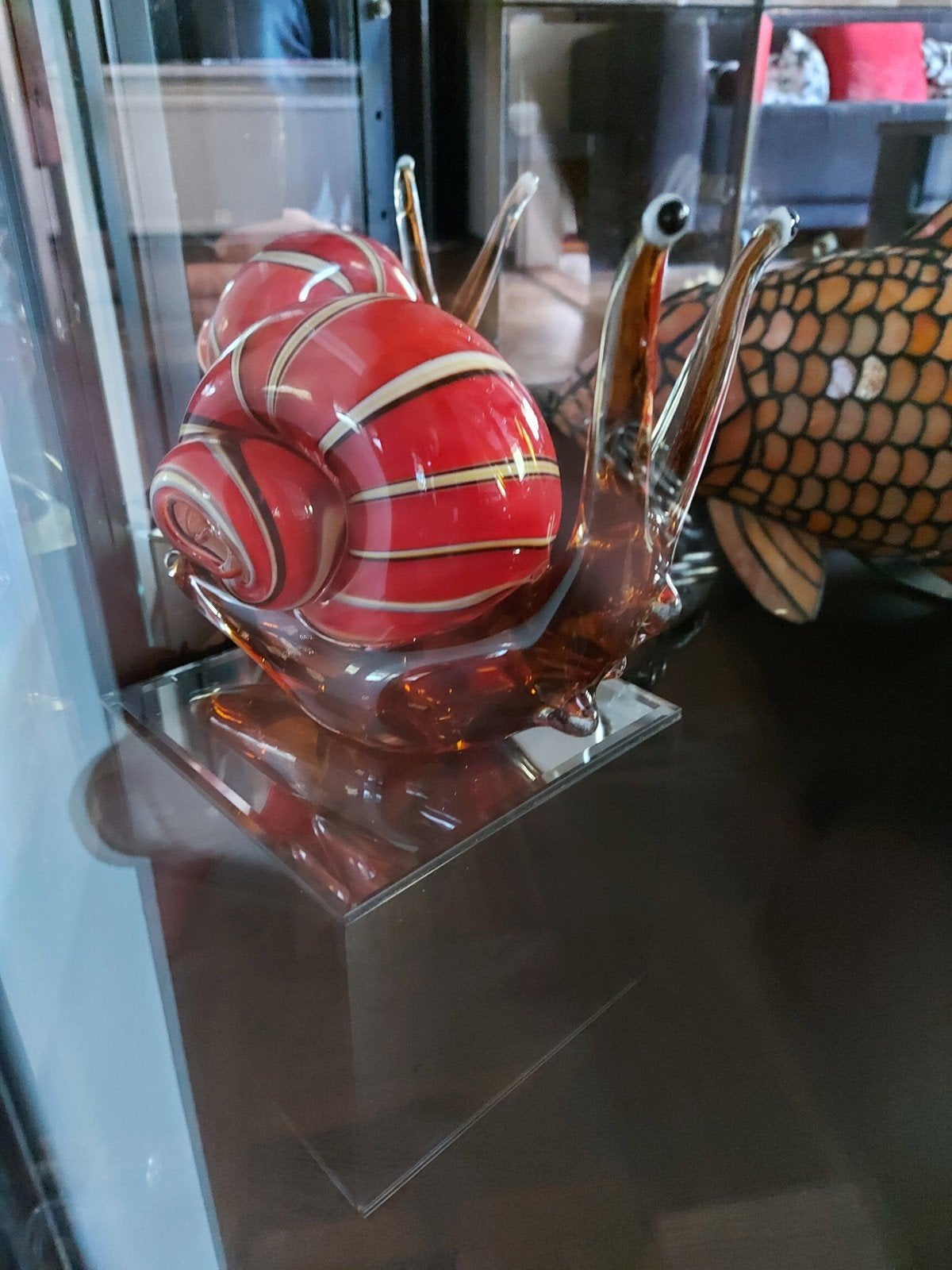 te koop mooie murano glazen slak zie foto, Ophalen