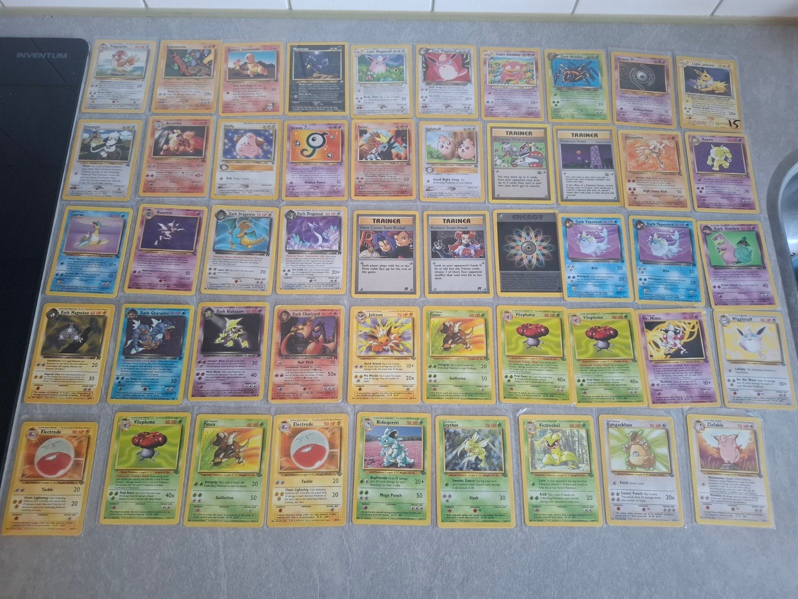 Vintage Pokémon kaarten verzameling, Ophalen of Verzenden, Zo goed als nieuw, Meerdere kaarten