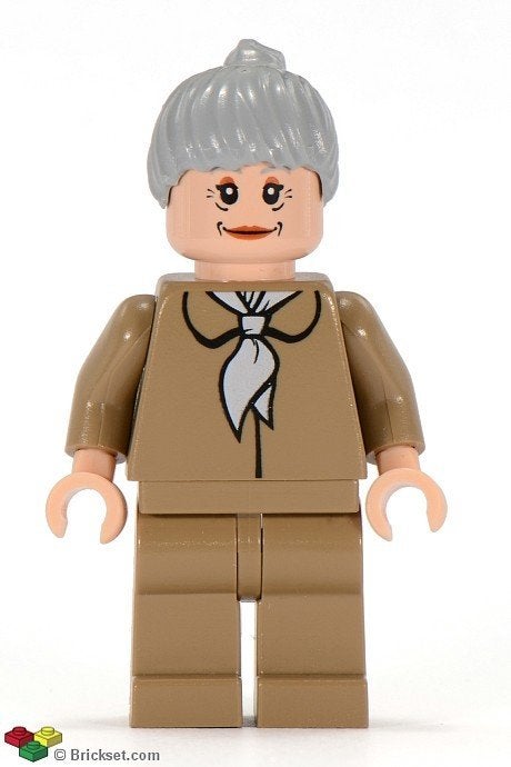 LEGO - Aunt May minifigure (SPD024) - ZGAN, Marvel, Lego, Ophalen of Verzenden, Zo goed als nieuw