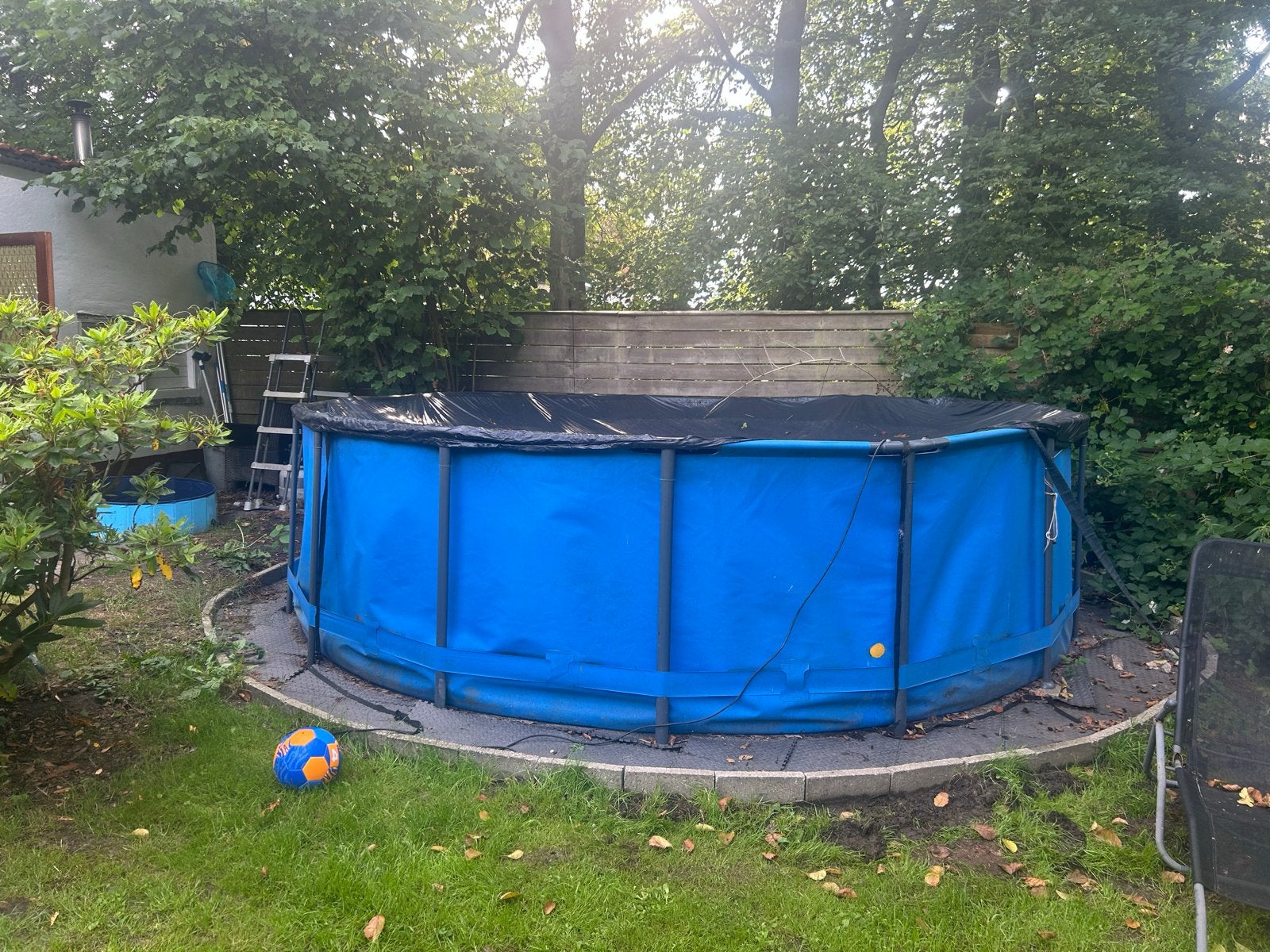 Bestway Zwembad 450x120cm met zandfilterpomp en accessoires, Tuin en Terras, Zwembaden, Gebruikt, Rond, 300 cm of meer, Ophalen