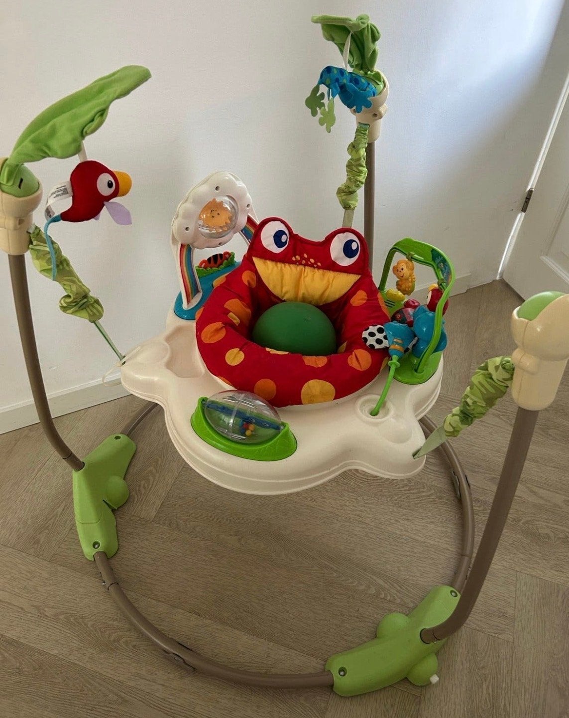 Bouncer Fisher-Price Rainforest Jumperoo, Kinderen en Baby's, Speelgoed | Fisher-Price, Ophalen, Zo goed als nieuw, Overige typen