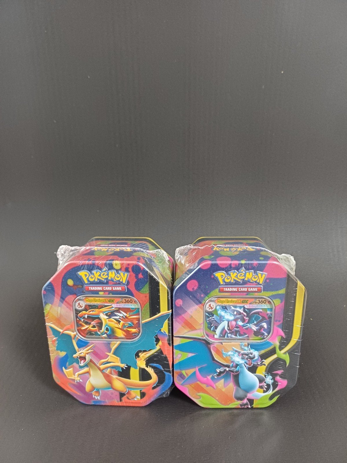 Pokémon Mega Charizard EX X & Y Tins, Ophalen of Verzenden, Nieuw, Overige typen, Foil