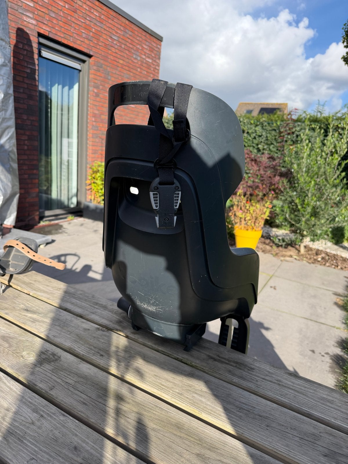 Bobike fietsstoeltje achterzitje met voetsteuntjes, Ophalen, Achterzitje, 9 t/m 36 kg, Gebruikt