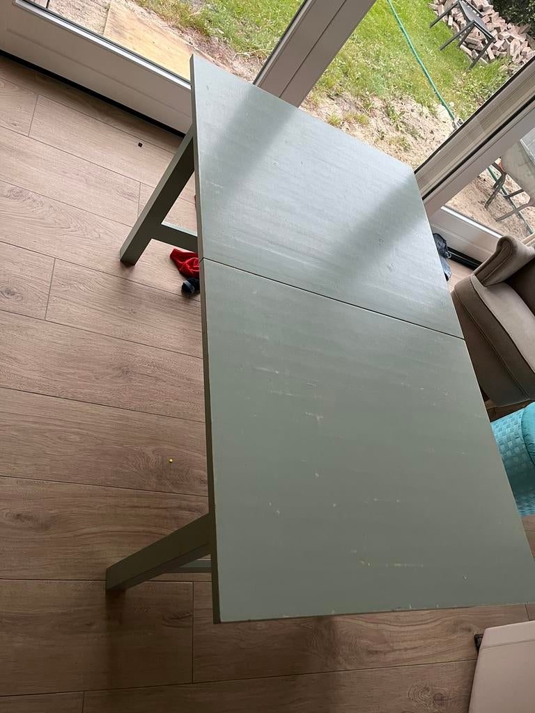 Tafel, Huis en Inrichting, Tafels | Eettafels, Ophalen, Zo goed als nieuw, Rechthoekig, 50 tot 100 cm