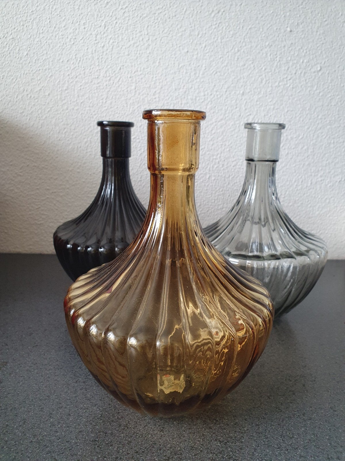 Daan Kromhout nieuwe glazen vazen - diverse kleuren, Ophalen, Nieuw, Meerkleurig, Glas