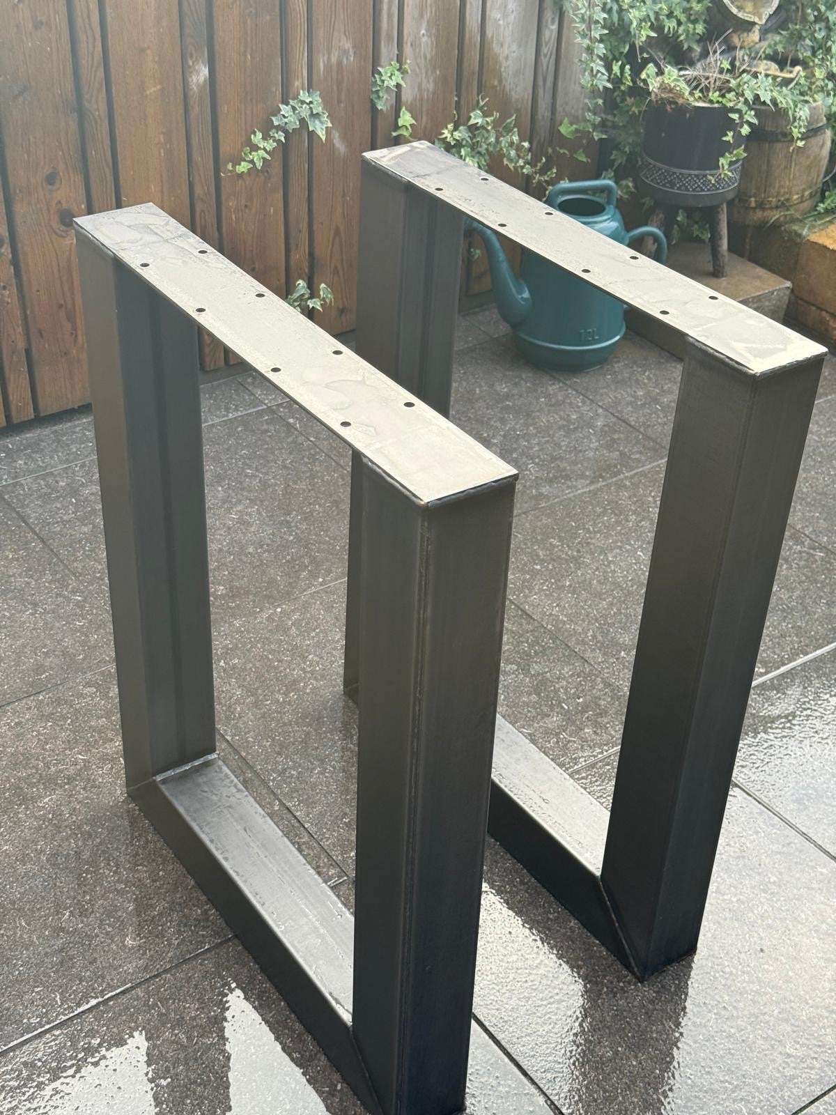 Haco halfhoge eettafelpoten voor countrybar style, Tafelpoot, Gebruikt, Minder dan 50 cm, Ophalen of Verzenden
