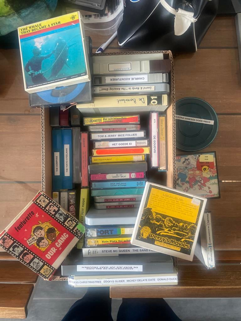 Grote collectie Super 8 films: Disney, Laurel & Hardy, etc., Ophalen of Verzenden, 8mm film