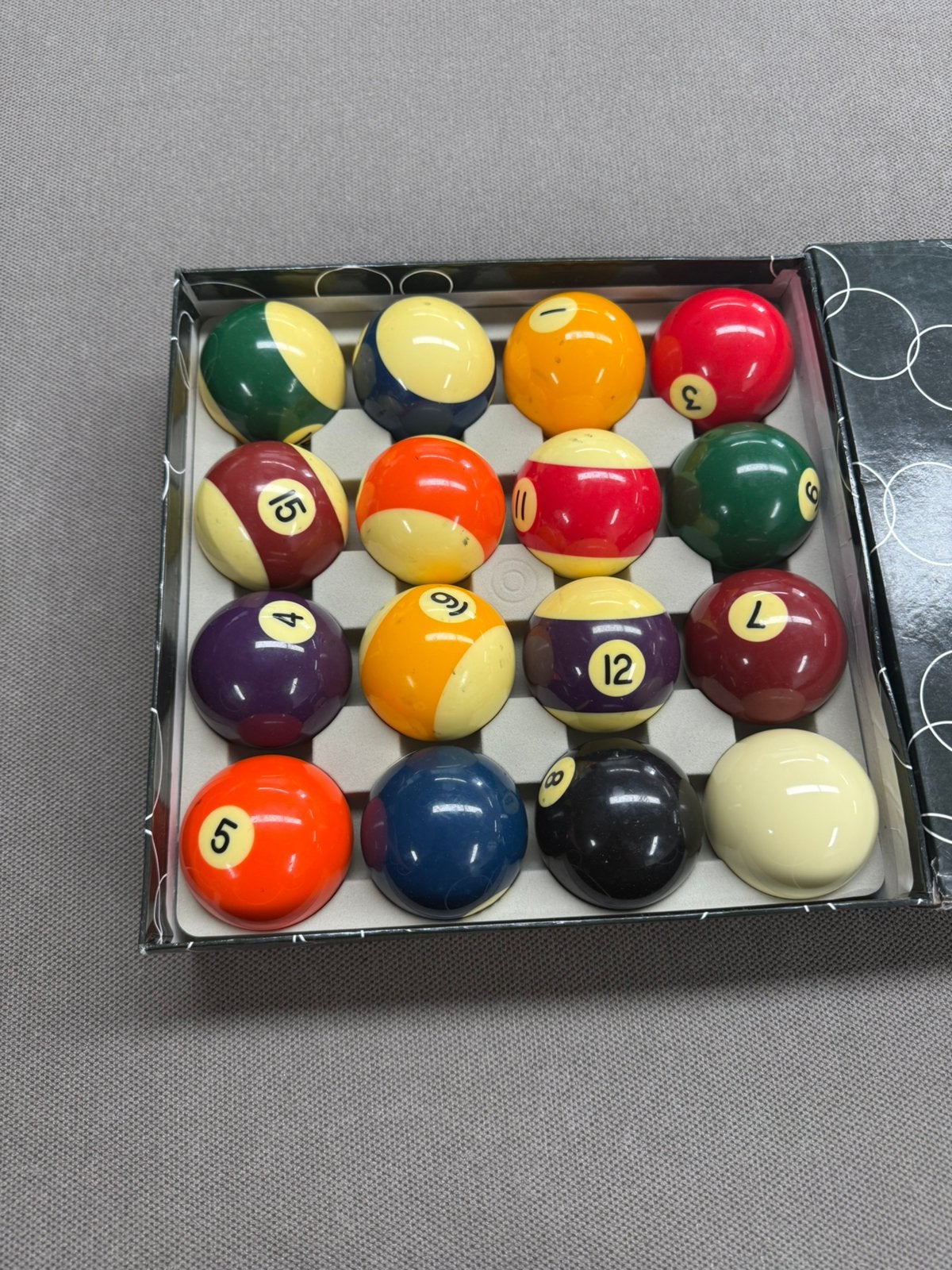Yardi poolballen, Ophalen of Verzenden, Gebruikt, Biljarttafel