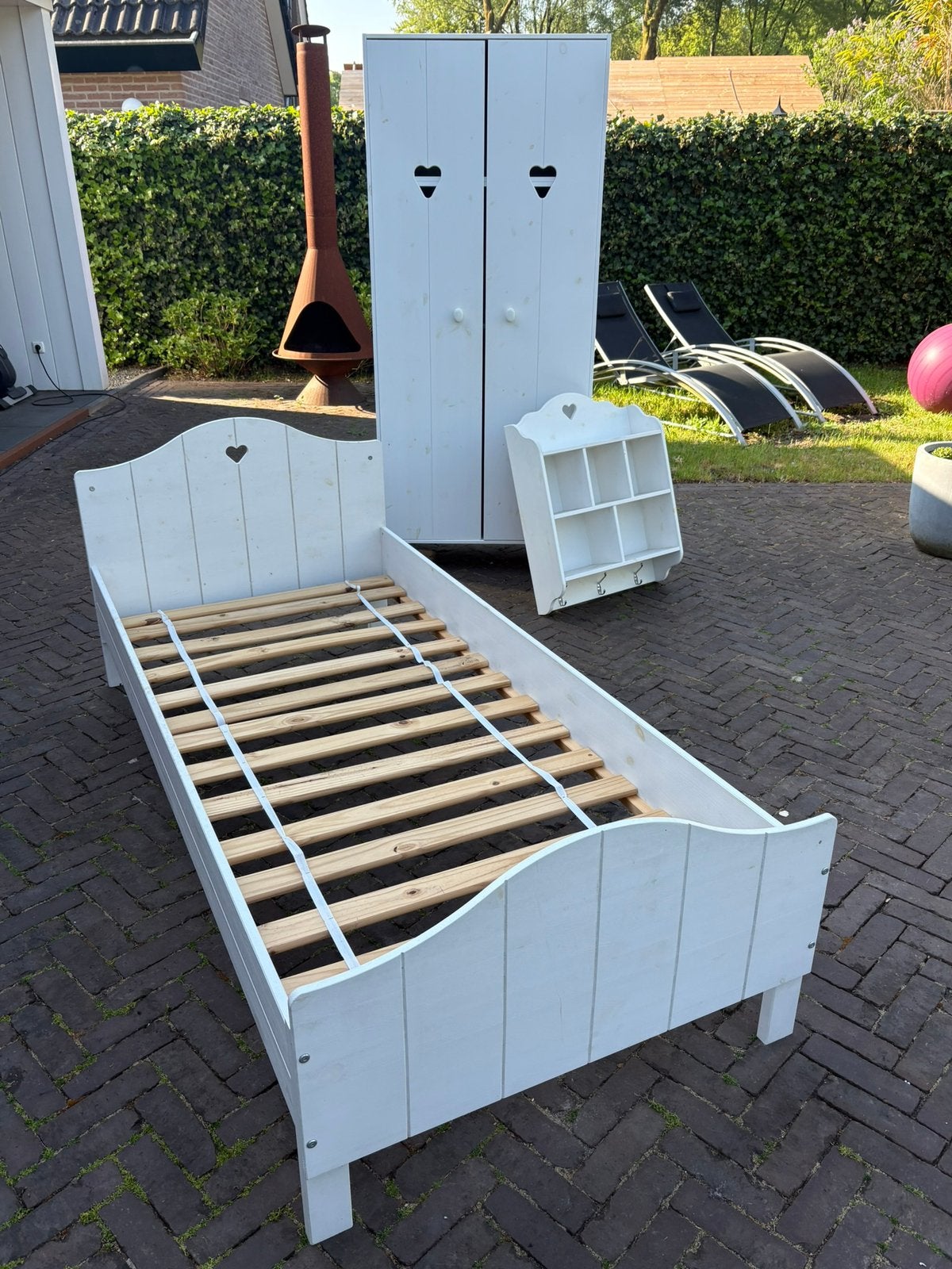 Complete slaapkamer teab, Huis en Inrichting, Ophalen, Gebruikt, Eenpersoons