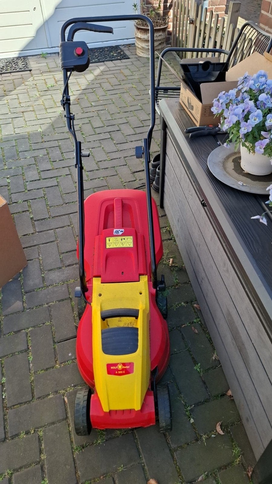 Wolf-Garten A 320 E Elektrische Grasmaaier, Ophalen, Cirkelmaaier, Gebruikt, Elektrische grasmaaier