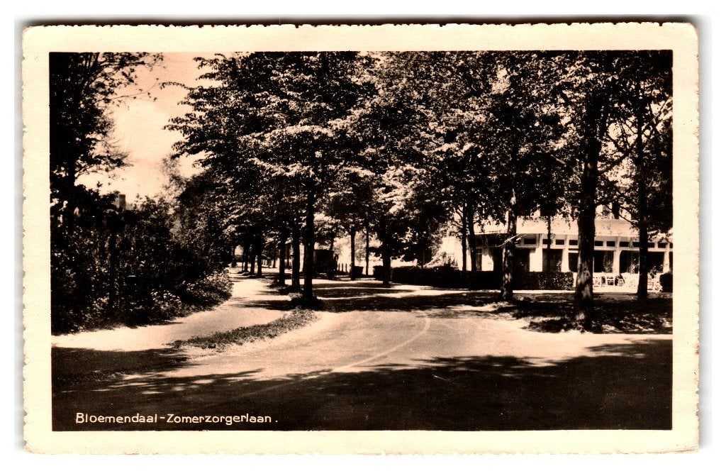 Bloemendaal, Zomerzorgerlaan, Verzenden, 1920 tot 1940, Gelopen, Noord-Holland
