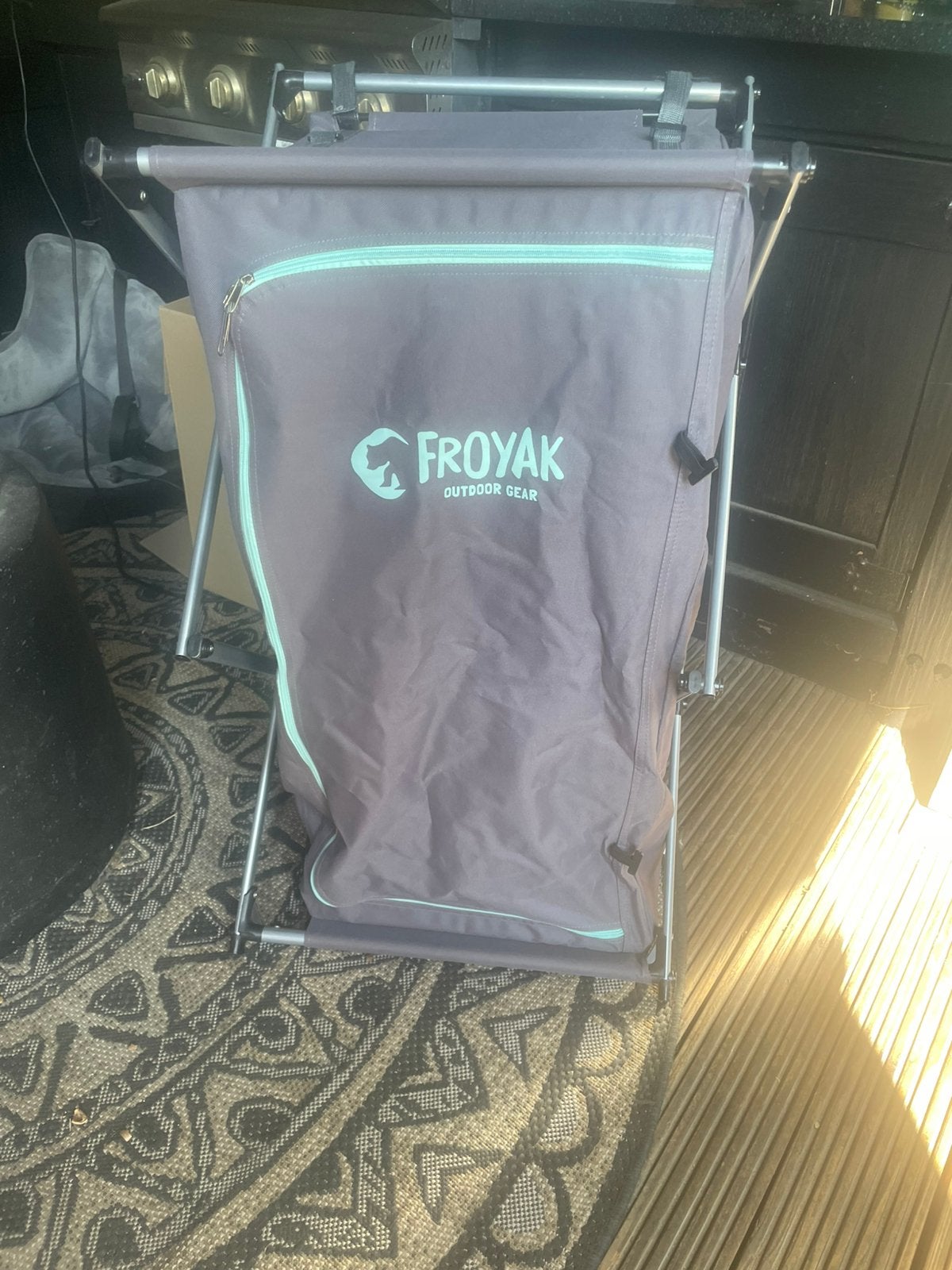 Camping kastje opvouwbaar, Caravans en Kamperen, Ophalen, Zo goed als nieuw, Campingkast