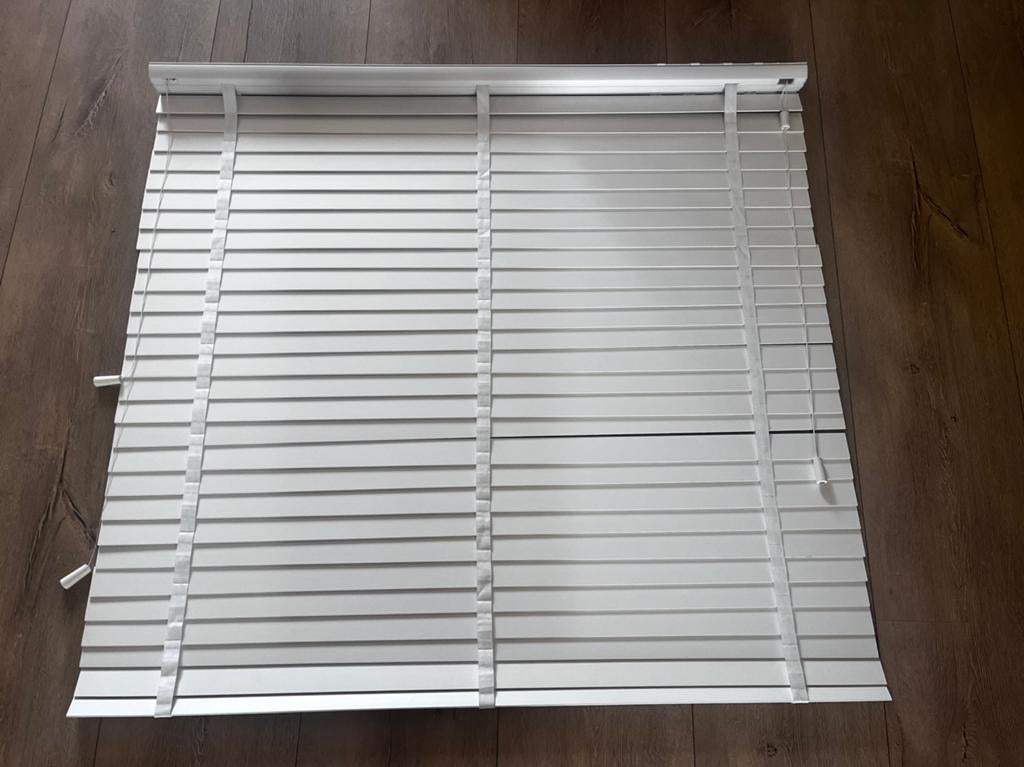 Witte jaloezieën, Ophalen of Verzenden, Zo goed als nieuw, 50 tot 100 cm