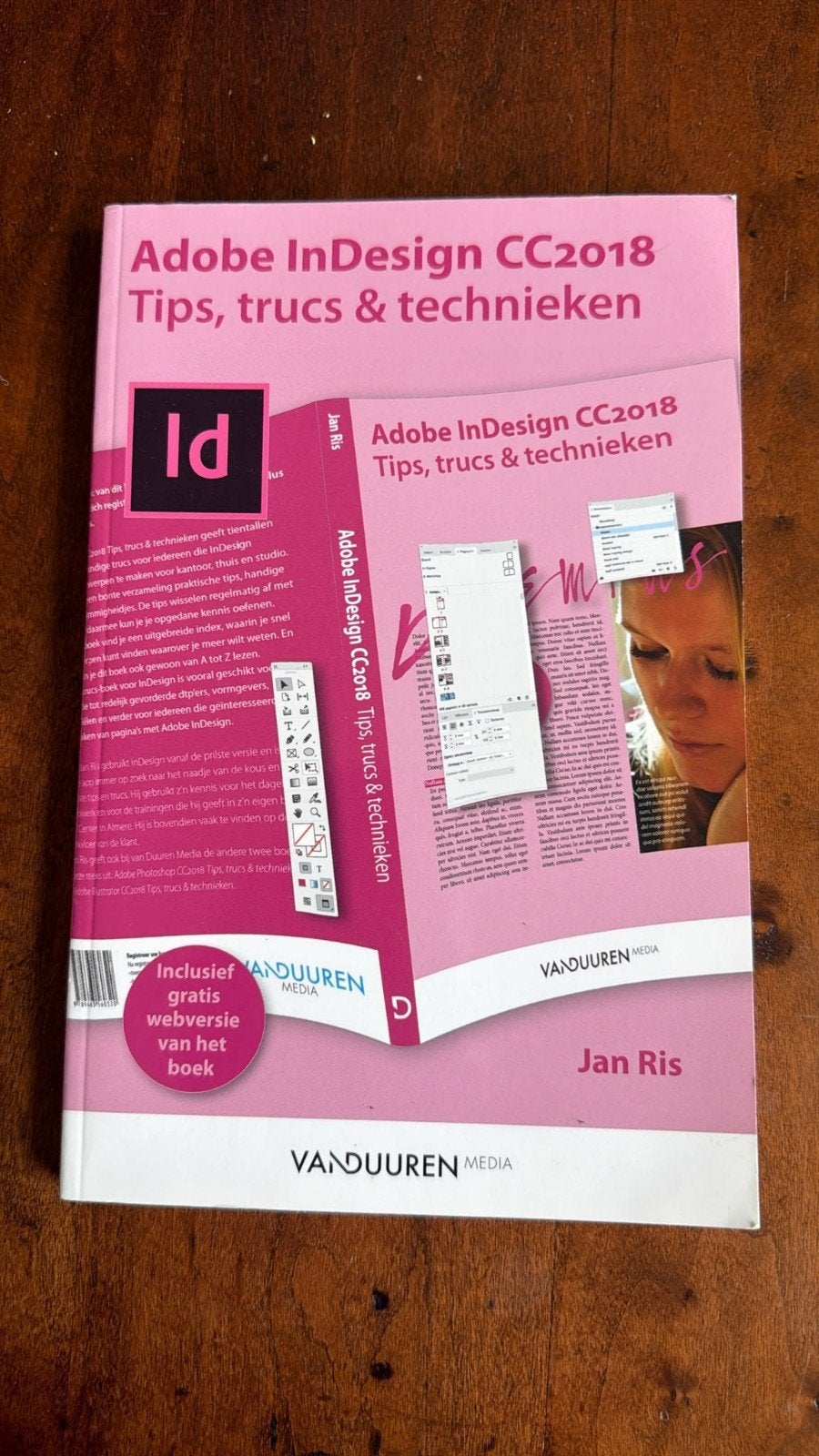 Adobe InDesign CC2018 Tips, trucs & technieken, Ophalen of Verzenden, Zo goed als nieuw, Software, Jan Ris