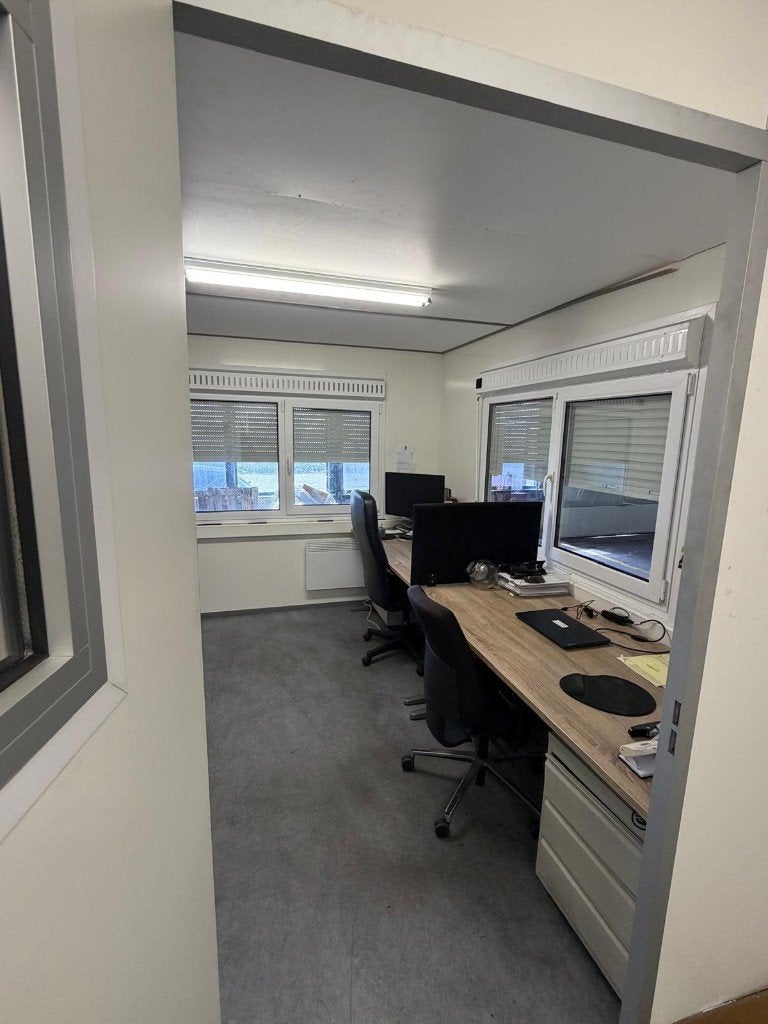 Modulaire kantoorunit met 2x airco en pantry, Koop, Woon- Werkruimte