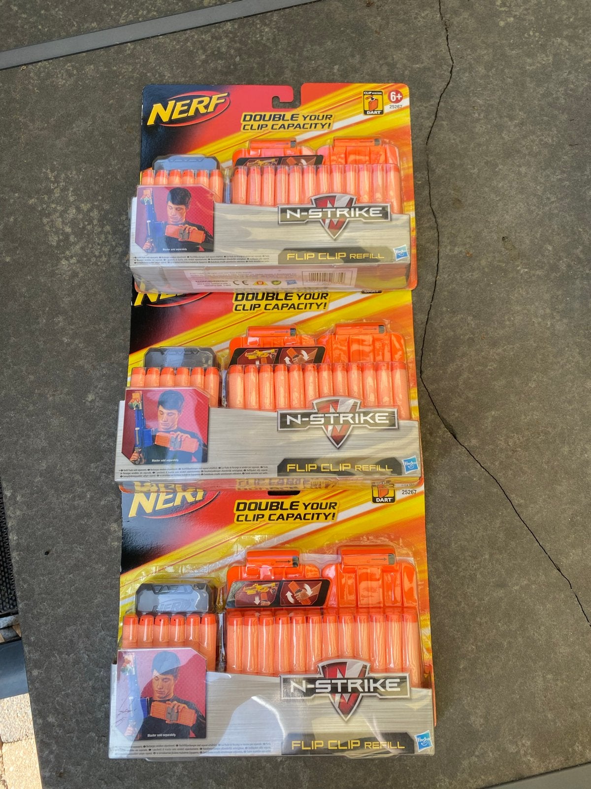 Nieuwe Nerf N-Strike Flip Clip Refill - 3 stuks, Ophalen of Verzenden, Nieuw
