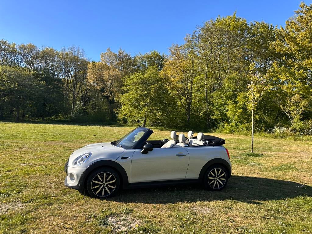 Mini Cabrio 1.5 136pk Aut., Auto's, Mini, Particulier, Cabrio, Benzine, Cabriolet, Automaat, Origineel Nederlands, Wit, Leder