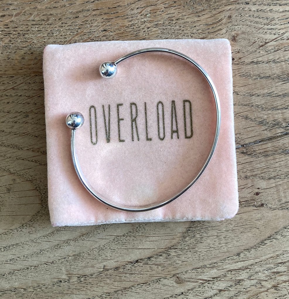 Overload Studios Halo bangle armband 925 sterling zilver, Ophalen, Nieuw, Zilver, Zilver